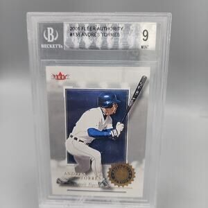2001 Fleer Authority /2001 Andres Tores Rookie #138 Beckett 9 Mint HOF